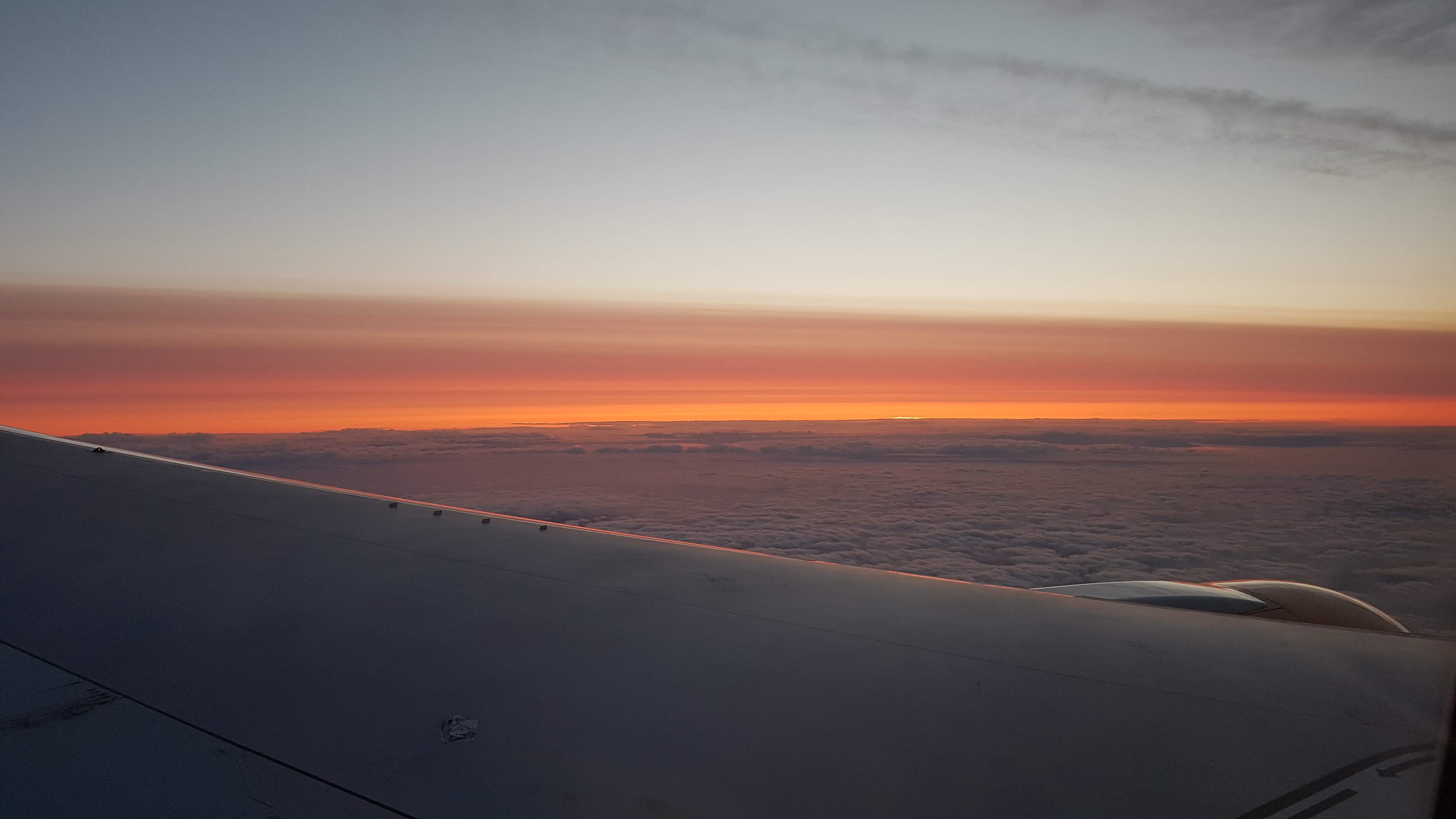 Sunset over the Atlantic Ocean